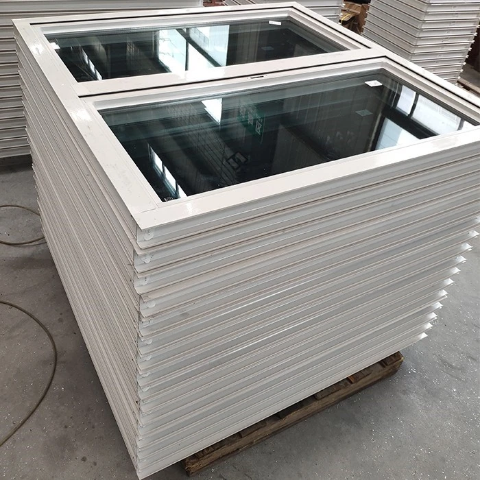 white aluminum and windows