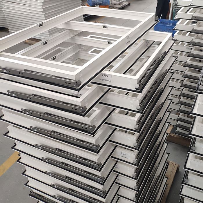 White Aluminum And Windows